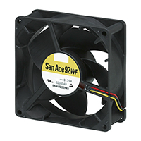 Sanyo Denki America Inc. - 9WF0924H201 - FAN 92X32MM 24VDC OIL PROOF TACH