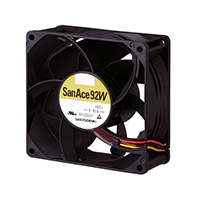 Sanyo Denki America Inc. - 9WV0948P1H001 - FAN 92X38MM 48VDC IP68 TACH,PWM