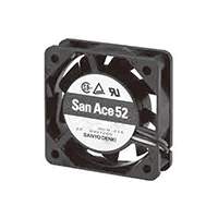 Sanyo Denki America Inc. - 9GA0512P7H001 - FAN 52X15MM 12VDC TACH,PWM