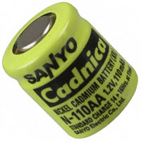 Panasonic - BSG - N-110AA - BATTERY NICAD 1.2V 110MAH 1/3 AA