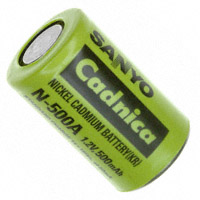 Panasonic - BSG - N-500A - BATTERY NICAD 1.2V 500MAH 2/3 A