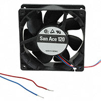 Sanyo Denki America Inc. - 9G1224M1021 - FAN 120X38MM 24VDC RBLS