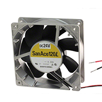 Sanyo Denki America Inc. - 9GL1224H102 - FAN 120X38MM 24VDC RBLS