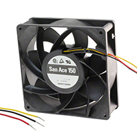 Sanyo Denki America Inc. - 9GV1512H501 - FAN 150X50MM 12VDC VANE TACH