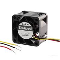 Sanyo Denki America Inc. - 9GA0412P3H01 - FAN 40X28MM 12VDC TACH,PWM