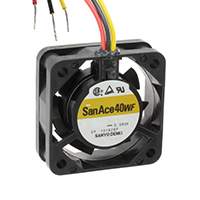 Sanyo Denki America Inc. - 9WF0424H601 - FAN 40X20MM 24VDC OIL PROOF TACH