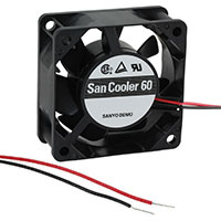 Sanyo Denki America Inc. - 9A0624H402 - FAN 60X25MM 24VDC