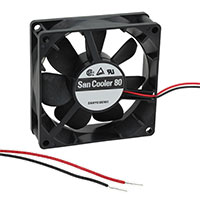 Sanyo Denki America Inc. - 9A0812S402 - FAN 80X25MM 12VDC