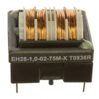 Schaffner EMC Inc. - EH28-1.0-02-75M-X - COMMON MODE CHOKE 75MH 1A 2LN TH