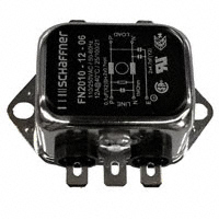 Schaffner EMC Inc. - FN2010-12-06 - LINE FILTER 250VAC 12A CHASS MNT