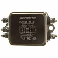 Schaffner EMC Inc. - FN2020-16-08 - LINE FILTER 250VAC 16A CHASS MNT
