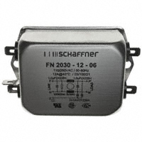 Schaffner EMC Inc. - FN2030-12-06 - LINE FILTER 250VAC 12A CHASS MNT