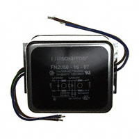 Schaffner EMC Inc. - FN2080-16-07 - LINE FILTER 110/250VAC 16A CHASS