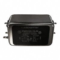 Schaffner EMC Inc. - FN2310X-10-06 - LINE FILTER 250VAC 10A CHASS MNT