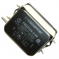 Schaffner EMC Inc. - FN2310X-3-06 - LINE FILTER 250VAC 3A CHASS MNT