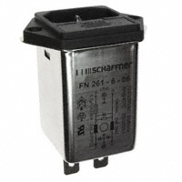 Schaffner EMC Inc. - FN261-6-06 - PWR ENT MOD RCPT IEC320-C14 PNL
