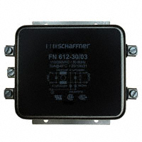 Schaffner EMC Inc. - FN612-30-03 - LINE FILTER 250VAC 30A CHASS MNT