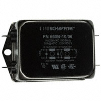 Schaffner EMC Inc. - FN660B-10-06 - LINE FILTER 250VAC 10A CHASS MNT