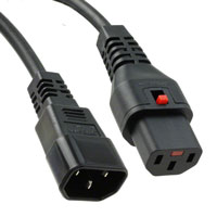 Schaffner EMC Inc. - IL13-C14-H05-3100-200 - 10A CORD C13 PLUG-C14 PLUG 200CM