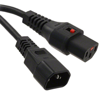 Schaffner EMC Inc. - IL13-C14-SVT-3100-183 - LOCKING LINE CORD 3 COND US 6'