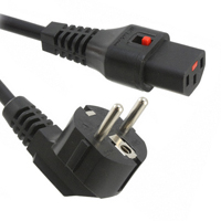 Schaffner EMC Inc. - IL13-EU1-H05-3100-200 - LOCKING LINE CORD 3 COND EU 2M