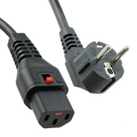 Schaffner EMC Inc. - IL13-EU1-H05-3100-400 - 10A CORD C13 PLG-EURP PLG 400CM