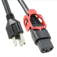 Schaffner EMC Inc. - IL13P-US1-SJT-3160-183 - 15A CORD C13 LCKNG PLG-US 183CM