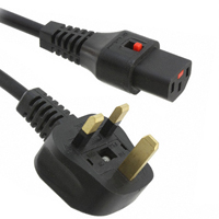 Schaffner EMC Inc. - IL13-UK1-H05-3100-200 - LOCKING LINE CORD 3 COND UK 2M