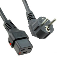 Schaffner EMC Inc. - IL19-EU1-H05-3150-200 - 16A CORD C19 PLUG-EUROPEAN 200CM