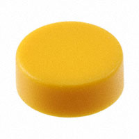 Schurter Inc. - 0862.8101 - CAP TACTILE ROUND YELLOW