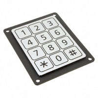 Schurter Inc. - 1068.1012.1110001 - SWITCH KEYPAD 12 KEY 0.02A 50V