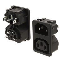 Schurter Inc. - 4300.0301 - PWR ENT IN/OUT IEC320-2-2F PNL