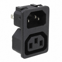 Schurter Inc. - 4300.0303 - PWR ENT IN/OUT IEC320-2-2F PNL