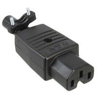 Schurter Inc. - 4300.0603 - PWR ENT PLUG IEC320-C15 STR SCRW