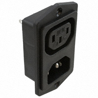 Schurter Inc. - 4304.6001 - PWR ENT IN/OUT IEC320-2-2F PNL