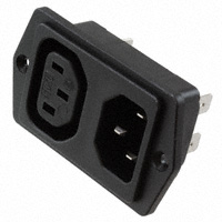 Schurter Inc. - 4304.6002 - PWR ENT IN/OUT IEC320-2-2F PNL