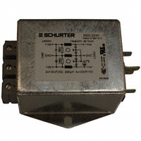 Schurter Inc. - 5500.2230 - LINE FILTER 80VDC 10A CHASS MNT