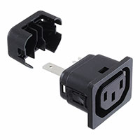 Schurter Inc. - 6610.1254.03 - PWR ENT RCPT IEC320-2-2F PNL QC