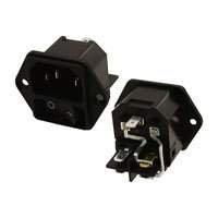 Schurter Inc. - DC11.0001.001 - PWR ENT MOD RCPT IEC320-C14 PNL