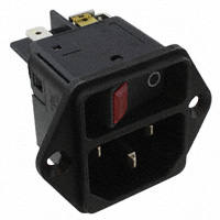 Schurter Inc. - DC11.0021.001 - PWR ENT MOD RCPT IEC320-C14 PNL