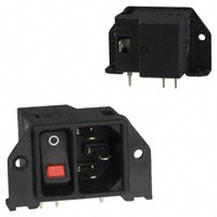 Schurter Inc. - DC21.0023.1111 - PWR ENT MOD RCPT IEC320-C14 PNL