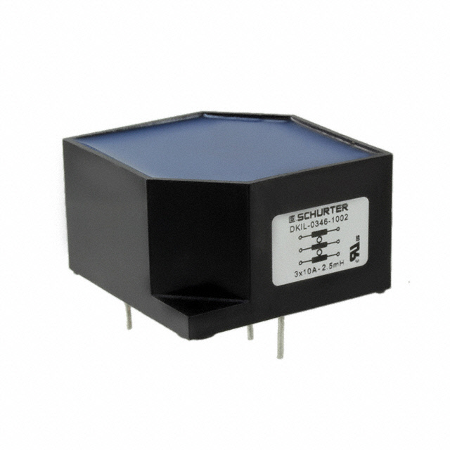 Schurter Inc. - DKIL-0346-1002 - COMMON MODE CHOKE 10A 3LN TH