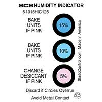 SCS - 51015HIC125 - HUMIDITY INDICATOR 3 SPOT 125PCS