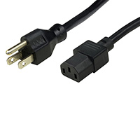 SCS - 770000 - POWER CORD IEC C-13 NA PLUG