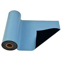 SCS - 770070 - TABLE RUN RUBBER LT BLUE 50'X2'