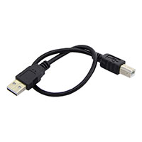 Seeed Technology Co., Ltd - 321010003 - USB CABLE TYPE A TO B 30CM BLACK