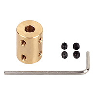 Seeed Technology Co., Ltd - 323040016 - COPPER SHAFT COUPLER(6-8MM)