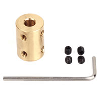 Seeed Technology Co., Ltd - 323040017 - COPPER SHAFT COUPLER(6-10MM)