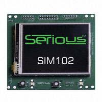 Serious Integrated Inc. - SIM102-A00-R12CWL-01 - MOD TOUCH/DISPLY TFT 3.2" QVGA