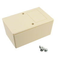 Serpac - 023,AL - BOX ABS ALMOND 4.1"L X 2.6"W